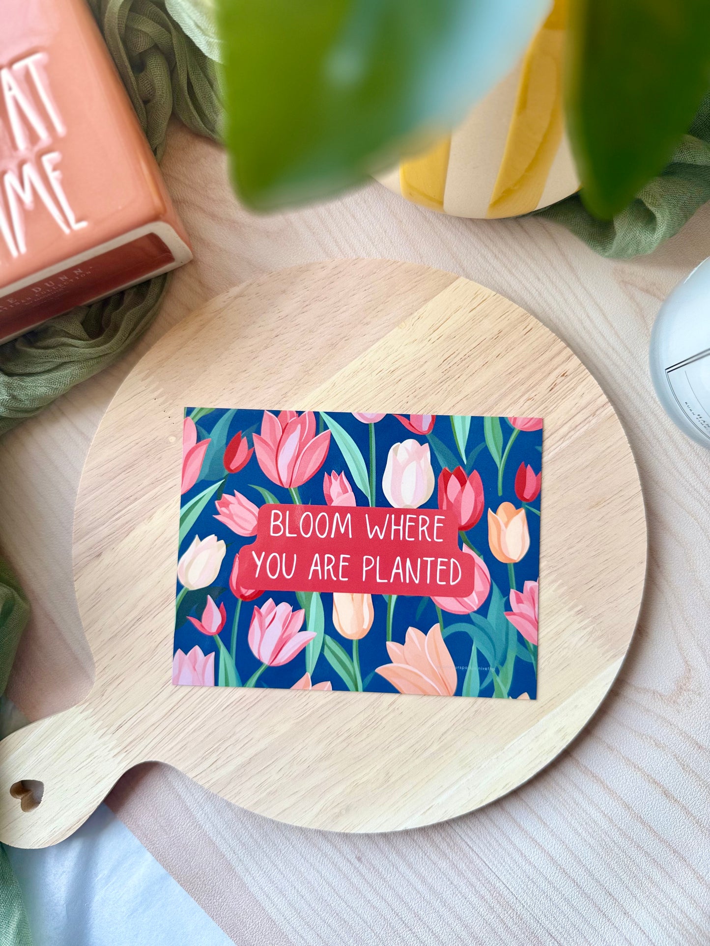 Bloom Where You Are Planted Magnet
