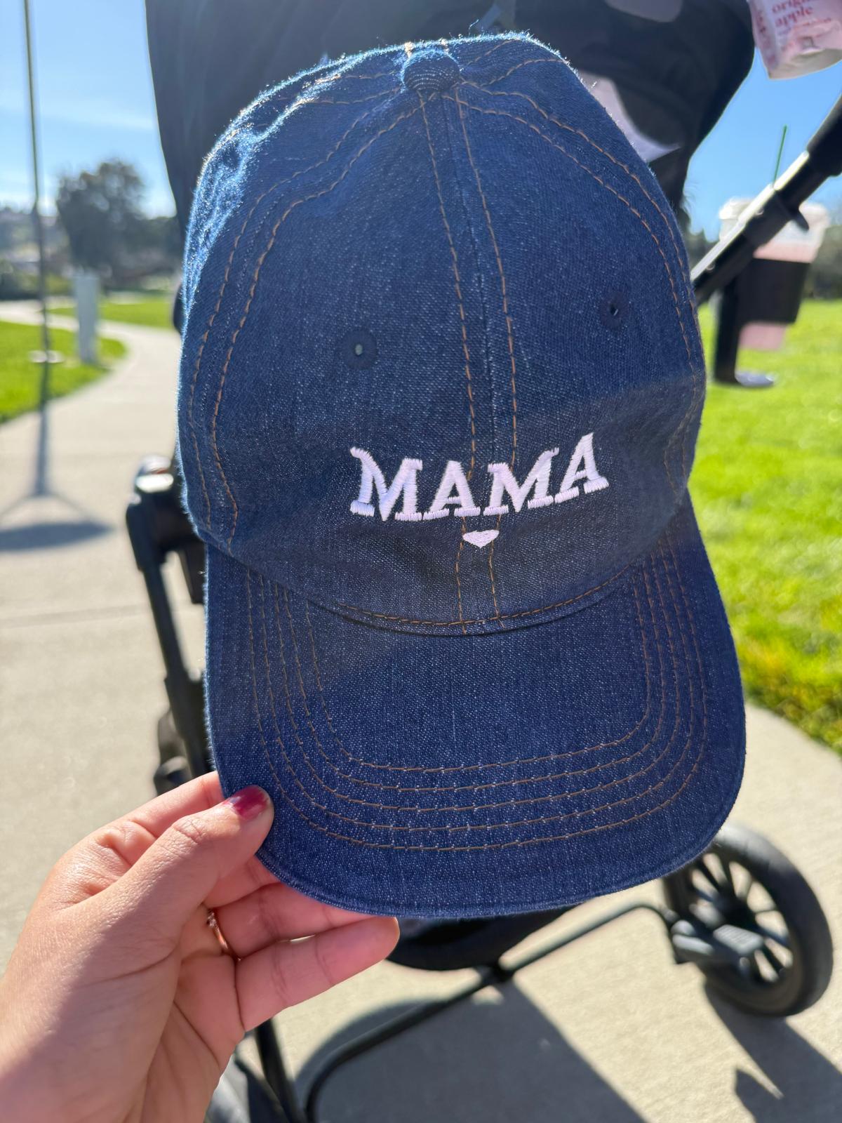 Mama Denim Hat