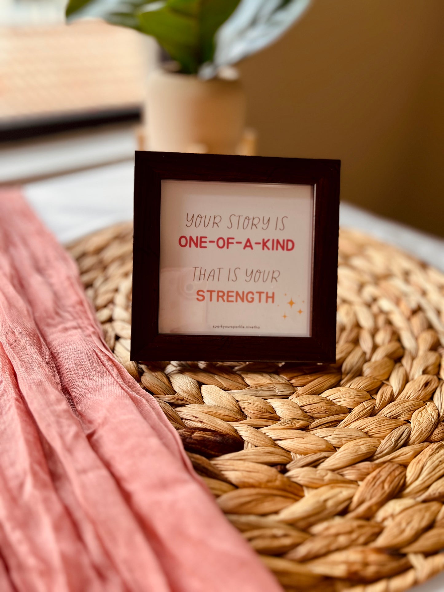 "Your Story" Affirmation Frame