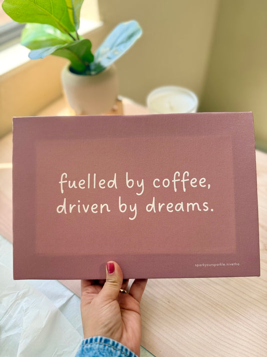 Coffee & Dreams Canvas Wall Art