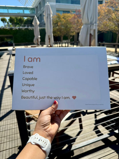 I Am Affirmations Canvas Wall Art
