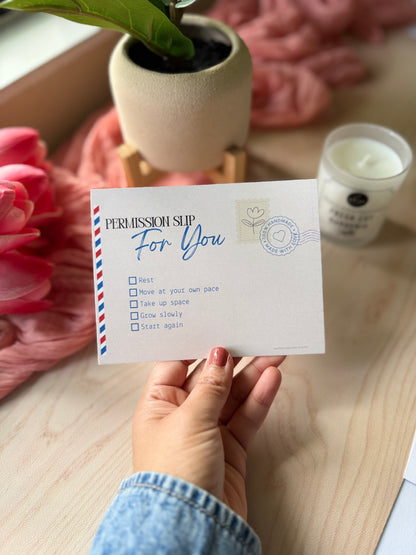 Permission Slip For You Greeting Card