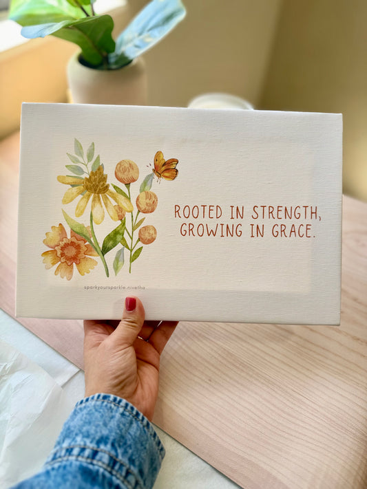 Strength & Grace Canvas Wall Art