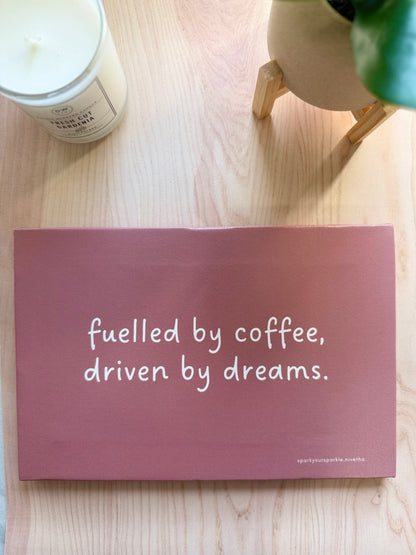 Coffee & Dreams Canvas Wall Art