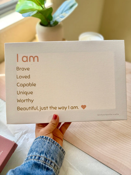 I Am Affirmations Canvas Wall Art