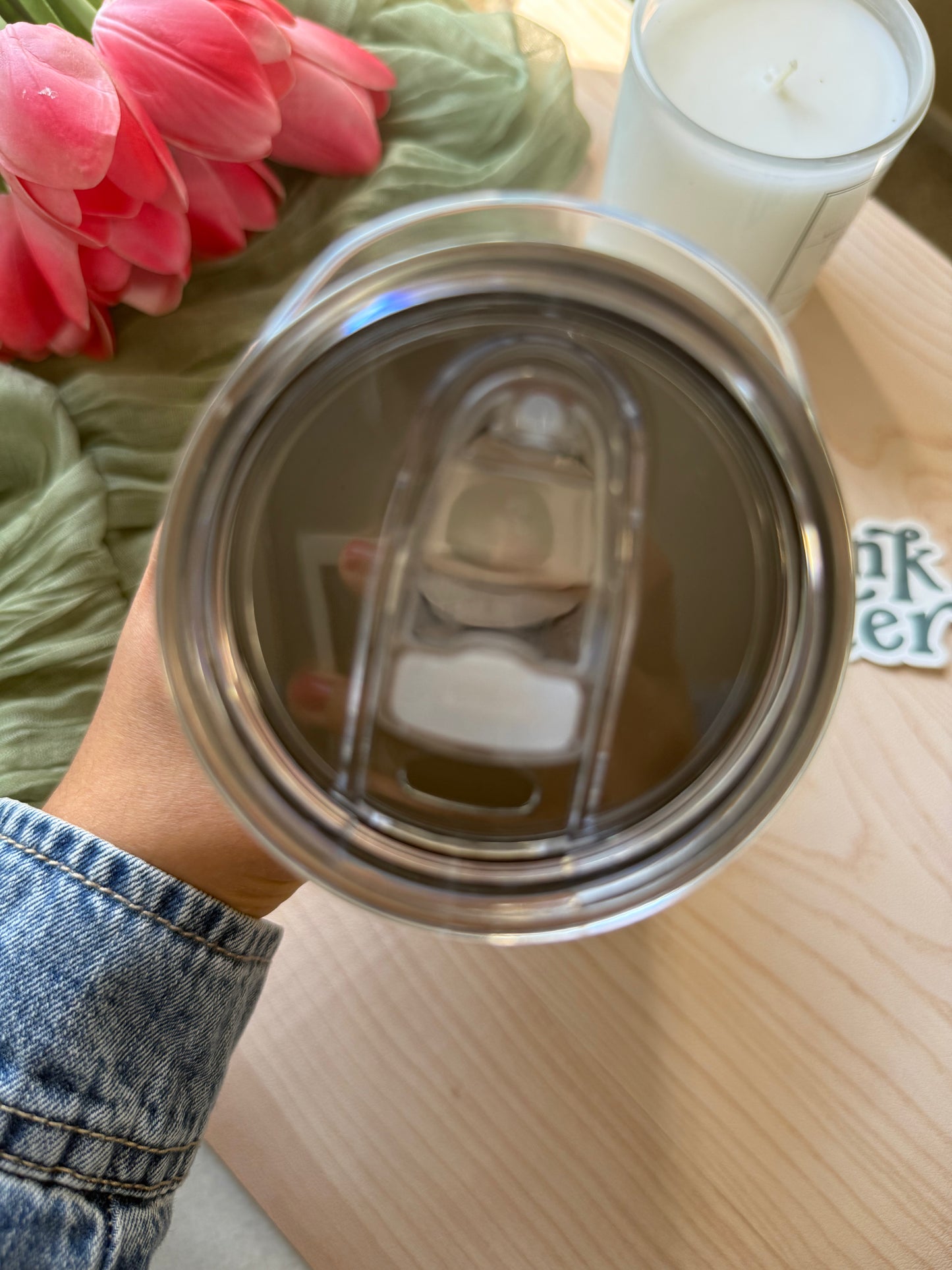 Spring Bloom Skinny Tumbler