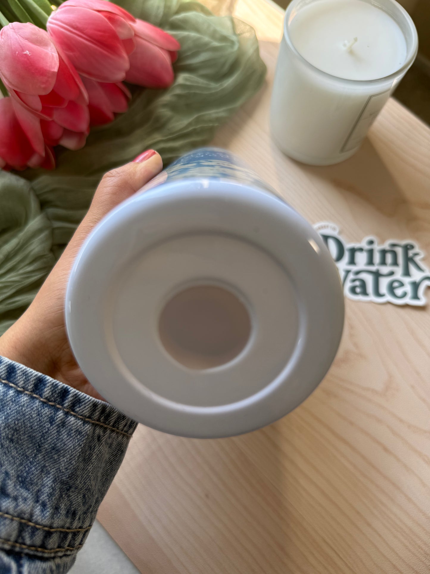 Spring Bloom Skinny Tumbler