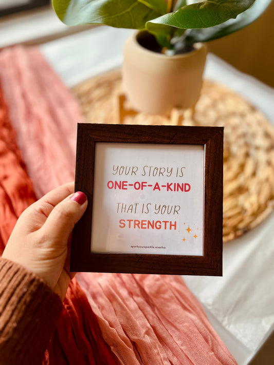 "Your Story" Affirmation Frame