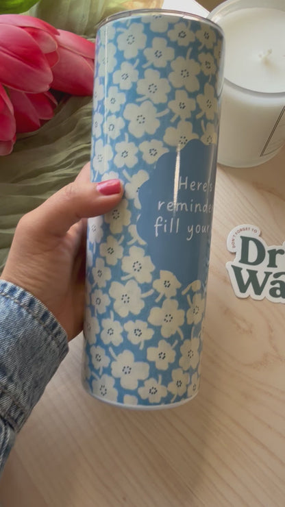 Spring Bloom Skinny Tumbler